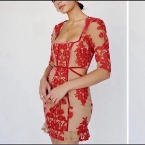 For Love and Lemons Temecula mini dress